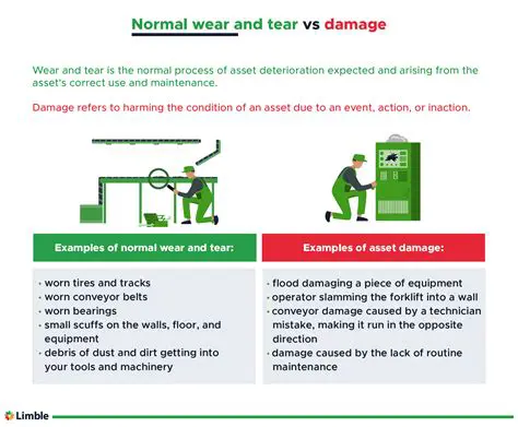 Worn or damaged components